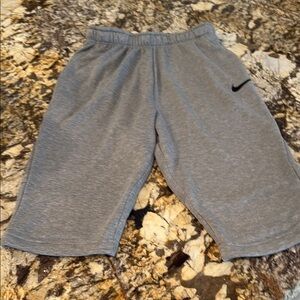 Nike Gray Athletic Shorts Soft Cotton Blend